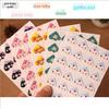 Acessórios para álbum DIY adesivos de canto de papel dos desenhos animados canto artesanal bonito animal adesivos de canto 24