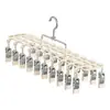 Pinzas Multifuncionales de Acero Inoxidable para Ropa de Hogar, Balcón, con 20 Clips, para Calcetines, Ropa Interior y Ropa a Prueba de Viento, Venta al por Mayor
