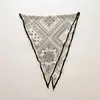 Bufanda Retro Estampada Clásica Nueva Primavera 2026 para Mujer, Decoración Diaria para Abrigo, Pañuelo de Seda Pequeño en Forma de Rombo para Atar al Cuello
