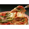 Pintura Decorativa Mural para Cocina de Dormitorio, Restaurante, Bar, Marco de Fotos, Pintura Colgante - Póster de Apreciación de Comida de Pizza Italiana
