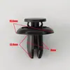 Adecuado para Guardabarros de Mazda 3 y Mazda 6, Clips de Plástico para Parachoques Trasero, Clips de Fijación, Clips Decorativos, Clips de Plástico de 8 mm