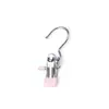 Ganchos Pinzas para Ropa de Acero Inoxidable Almacenamiento sin Marcas Clips para Sombreros Casa Pantalones Cortos Tela Calcetines Secado