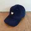 Adorable Cachorro Otoño e Invierno Gorra de Béisbol Retro de Pana para Hombres y Mujeres, Gorra de Pico de Moda Callejera con Corona Profunda y Ala Ancha, Hace que la Cara Parezca Más Pequeña