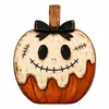 2026 Nueva Decoración Retro de Halloween Pequeñas Figuras de Madera Adornos Artesanía de Madera Creativa para el Hogar y el Escritorio