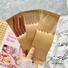 Pajilla Curva Transparente de Vidrio de Borosilicato Alto Resistente a Altas Temperaturas Engrosada y Resistente a Caídas de Grado Alimenticio para Beber Leche de 20 cm de Largo