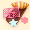 Molde de Impressão Artístico em Formato de Coração para Fondant, Imitando Decorações Reais de Bolo, Plástico Ecológico, Fácil de Desenformar e Limpar, Disponível em Estoque