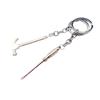 Llavero herramienta de simulación transfronteriza creativo metal llave destornillador martillo llavero colgante coche pequeño regalo