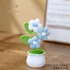 Venta al por mayor del fabricante, Plantas de Girasol Tejidas a Crochet Hechas a Mano en Maceta, Flores Artificiales Terminadas, Decoraciones para el Hogar y la Oficina, Regalos Creativos