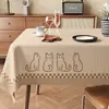 Mantel de Mesa de Comedor de Dibujos Animados, Mantel Impermeable a Prueba de Aceite y Sin Lavado, Mantel Protector de Escritorio Estilo Fresco, Cubierta de Mesa de Centro Resistente al Calor y a Altas Temperaturas