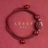 Pulsera de arena de oro púrpura de bajo contenido al por mayor este año con cuerda trenzada de ocho santos patronos 12 hombres y mujeres del zodíaco