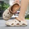 Zuecos EVA nuevos para hombre 2026, sandalias de verano para exteriores de playa con suela gruesa antideslizante