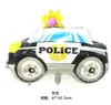 Globo de película de aluminio coche de policía camión de globos juguete inflable vehículo de fiesta de cumpleaños tanque de globos camión de bomberos