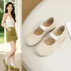 Zapatos planos Mary Jane estilo ballet, para mujer, suela blanda, punta poco profunda, correa única, zapatos casuales, punta redonda, nueva colección otoño 2026