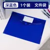 Fivela de Encaixe Etiqueta Velcro Bolsa para Documentos Bolsa para Fichário de Folhas Soltas Material PP com Porta-Cartão de Visita Impermeável Bolsa para Informações de Estudante