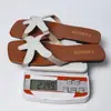 Novas sandálias femininas de comércio exterior para uso ao ar livre, sandálias de praia estilo férias com decoração de estrela do mar, tamanho grande, chinelos leves com contas