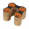Arranhador de Gato Acordeão Brinquedo de Gato de Halloween Arranhador de Gato Acordeão Mágico com Sino de Brinquedo Arranhador de Gato de Papelão