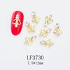 Vintage Nail Art Jóias Especial-em forma de Diamante Decoração Acessórios Adesivos de Unhas Oco Oval Olho de Cavalo Nail Art Jóias Novos Produtos