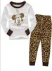 Ropa Nueva de Manga Larga para Niñas y Bebés Oruga Colorida de Dibujos Animados Conjunto de Ropa para el Hogar Pijama K240