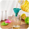 Embudo de Silicona de Grado Alimenticio para Dispensar Aceite, Vinagre y Líquidos, Embudo Pequeño Plegable