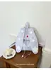 Mochila Estilo Doce Academia 2026 Nova Bolsa Feminina de Lona com Estrelas Mochila Escolar Estudante Mochila Casual