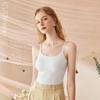 Verão 2025 Regata Linda de Costas com Bojos, Roupa Íntima Sem Costura para Usar como Roupa Externa ou para Sobreposição, Top Feminino Sem Costas