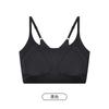 6836 Sujetador Cruzado de Látex para Mujer, Minimiza Busto Grande, Adelgazante, Pecho Plano, Camisola Deportiva a Prueba de Impactos