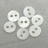 Botões ultra-mini para roupas de boneca de 7,5 MM, botões de concha beta de água doce 12L, botões de concha 100% naturais para decoração de roupas de boneca