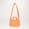 Bolso Cruzado de Algodón con Diseño de Nicho 2025, Bolso de Hombro Único Ligero y Versátil, Bolso de Mano Casual de Color Sólido, Moderno y Versátil