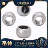 Colgante de Cuenta Metálica Redonda, Hebilla Recta para Extremo de Cordón Tubular, Botón Electroplateado de Aleación de Zinc para Cordón de Pantalones, Jinda