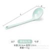 Colher de melamina imitação de porcelana plástica hotel restaurante colher colher de sopa colher de cabo longo com gancho colher kung fu colher de casco de tartaruga