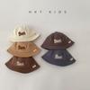 Gorro de lavabo para bebé, primavera y otoño, estilo occidental, con bordado de letras, para el sol, para bebé, primavera, salida, sombrero de pescador, marea