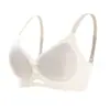 Y157 # Ropa Interior de Niña sin Costuras con Lazo de Encaje, Estilo Delgado, Recogida para Busto Grande, Cómodo, Transpirable, Sujetador sin Aros.