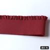 En stock al por mayor ancho 6cm color encaje de hongo cinturón elástico cintura de pantalón fruncida cintura de falda dobladillo de ropa elástico