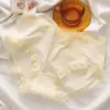 Calcinhas de seda gelada para mulheres, verão, sem costura, finas, secagem rápida, cor sólida, fundo de algodão, sexy, novas tangas para meninas