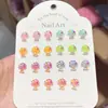 Decoración de Manicura de Resina Árbol Fluorescente Estéreo Joyería para Uñas DIY Pendientes Funda de Teléfono Móvil Accesorios para Uñas Portátiles
