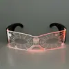 2024 nueva tecnología de gafas plegables barra de gafas luminosas gafas de discoteca gafas de fiesta coloridas transfronterizas