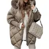2024 Nuevo Europeo y Americano Transfronterizo Comercio Exterior Amazon Ropa de Mujer Estilo Caliente Chaqueta Cardigan con Capucha de Invierno Venta al por Mayor