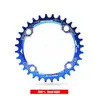 Placas de Coroa Positiva e Negativa para Bicicletas de Montanha, 32T, 34T, 36T, 38T Placas Redondas e Ovais, Coroa Única 104BCD