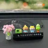 Adornos de Decoración para Coche, Linda Matrícula Temporal Oculta Jiikawa para Estacionamiento, Matrícula de Número de Teléfono Móvil para Coche