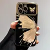 Janela Grande Adequada para Capa Protetora Apple 15Promax/13 Borboleta Céu Estrelado Capa Macia para Celular Iphonexsmax