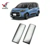 Adecuado para Toyota 23 Sienta Manija de Puerta Central Modificada Tira Brillante Decorativa Serie 10 Manija Trasera Especial Cromado