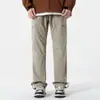 Pantalones de trabajo verde militar para hombre, moda primavera y otoño, marca, pantalones funcionales, senderismo japonés, rectos, informales