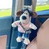 Ornamentos de Cachorro de Pelúcia para Carro Alça de Cinto de Segurança para Carro Almofada de Ombro Boneco de Piloto Boneca de Presente Boneca Atacado Moda