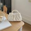 Bolso Nube de Textura de Alta Gama Moda Primavera 2026 Hada Perla Muñequera Bolso de Mano de Moda Cruzado Bolso Plegado para Mujeres