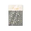 Pegatinas de Uñas con Relieve Populares Pegatinas para Uñas de Estuche de Teléfono Japonés Orquídea Rosa Pegatinas Auxiliares para Uñas Cuadros