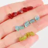 Cristal de Peridoto Natural Cuentas Sueltas Irregulares Granate Gris Cuentas Facetadas Luna Azul Cuentas para Pulsera DIY