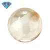 Huagang Gema Agujero Completo Color Champán Claro Circonita Piedra Suelta Mayoreo con Agujero Perlas de Circonita Cúbica para Hacer Pulseras