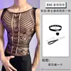 Lobe Lingerie Sexy Renda de Rede Novo Estilo Provocante Uniforme Sexy Puro Desejo Vazado Transparente Body de Grande Porte para Homens