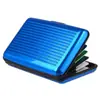 Bolsa para tarjetas bancarias de fabricantes transfronterizos popular Europa y Estados Unidos auxiliar anti-magnética de metal de aluminio para tarjetas en stock al por mayor aleación de aluminio plateado