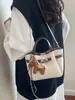 Bolso de Oficina Súper Popular para Mujer 2026 Nuevo Modelo Bolso de Hombro Cruzado para Viajes con un Toque de Lujo, Bolso Cubo Estilo Cesta